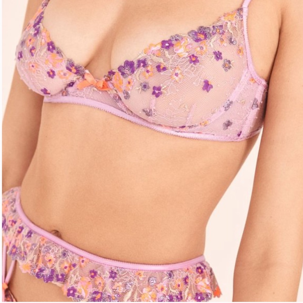 FOR LOVE & LEMONS Bloom Lace Bra
